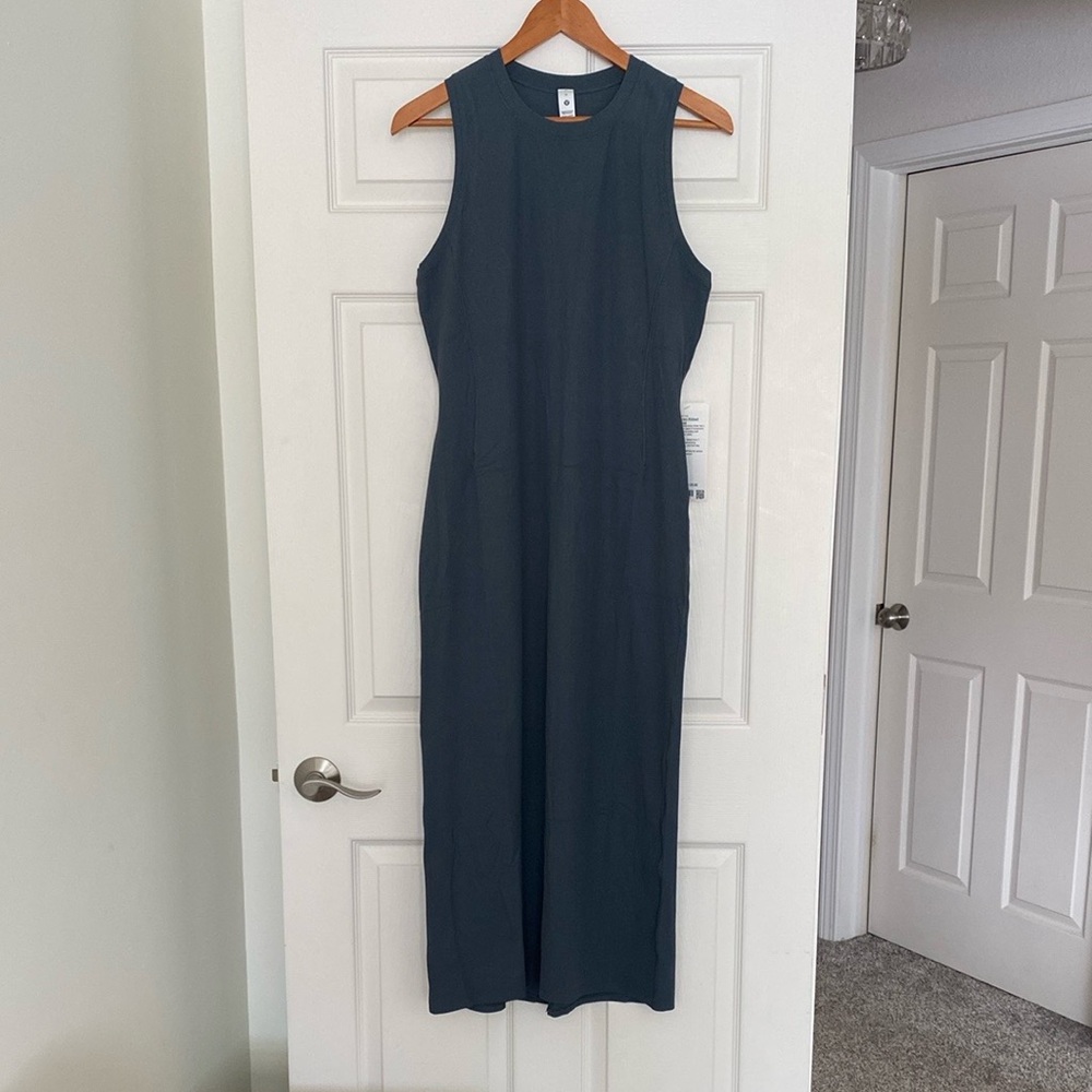 Lululemon All Aligned Ribbed Midi Dress